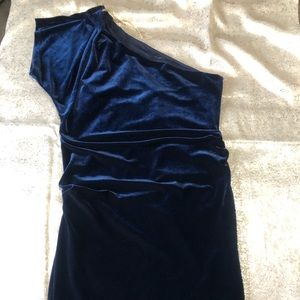 Navy blue mini dress